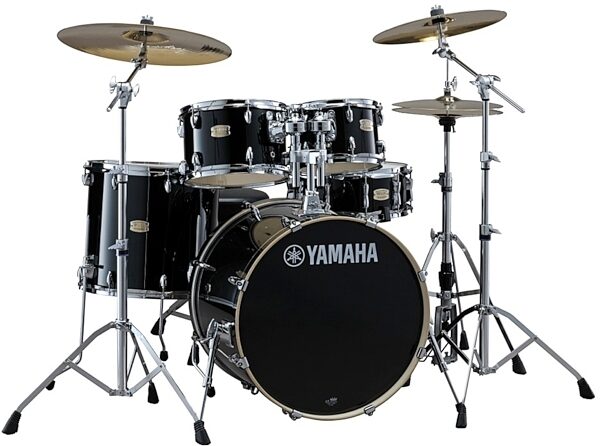 open zoom image for Yamaha SBP2F50 Stage Custom Drum Shell Kit, 5-Piece, Raven Black, Raven Black