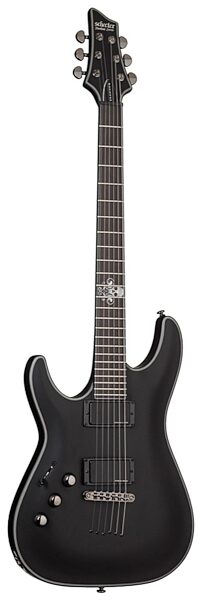 open zoom image for Schecter Blackjack SLS C1 Active Left-Handed Electric Guitar, Satin Black Left-Handed Version
