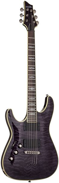 open zoom image for Schecter C-1 Hellraiser Special Left-Handed Electric Guitar, See-Thru Black