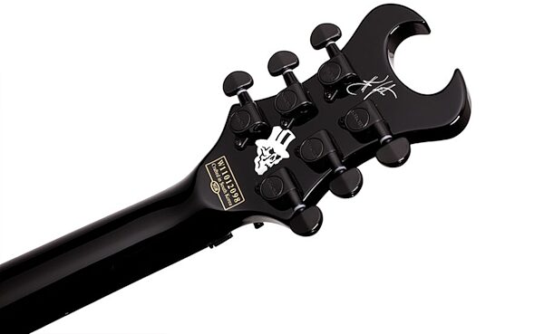 open zoom image for Schecter Synyster Deluxe Electric Guitar, Gloss Black Headstock