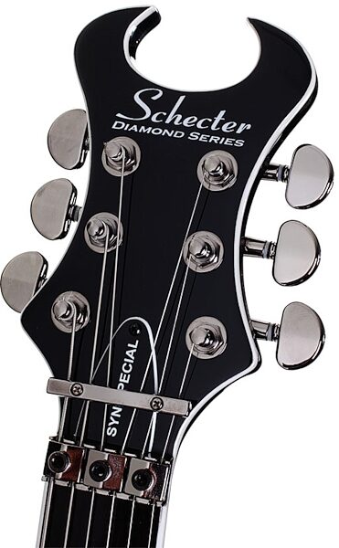 open zoom image for Schecter Synyster Special Electric Guitar, Gloss Black Headstock