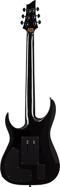 open zoom image for Schecter Sullivan King Banshee FR-S Electric Guitar, Obsidian Blood Black, Action Position Back