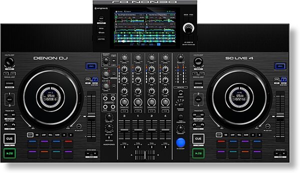 open zoom image for Denon DJ SC Live 4 Standalone DJ System, Black, Action Position Back