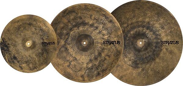 open zoom image for Sabian Stratus Dry Performance Cymbal Pack, New, Action Position Back
