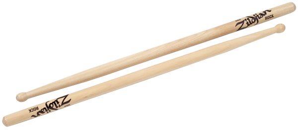 open zoom image for Zildjian Hickory Series Rock Drumsticks, Wood Tip