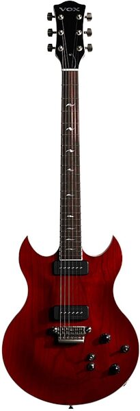 open zoom image for Vox SDC-55 Electric Guitar (with Gig Bag), Transparent Red