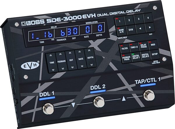 open zoom image for Boss SDE-3000EVH Dual Digital Delay Pedal, New, Action Position Back