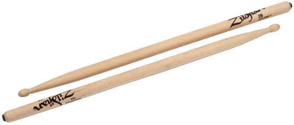 open zoom image for Zildjian Anti-Vibe 2B Drumsticks, Wood Tip