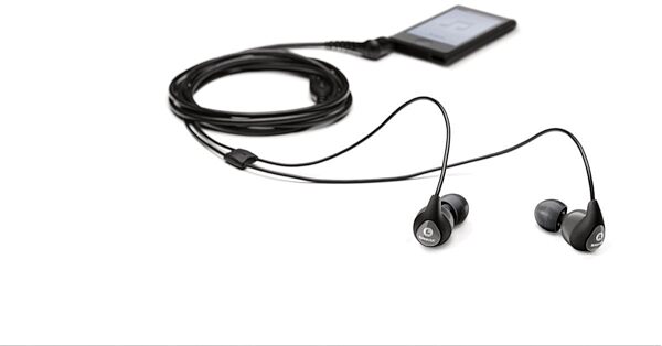 open zoom image for Shure SE112 Sound Isolating Earphones, Gray, In Use