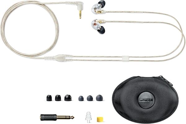 open zoom image for Shure SE425 Sound Isolating Earphones, Clear, SE425-CL, Action Position Back