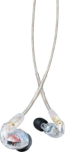 open zoom image for Shure SE425 Sound Isolating Earphones, Clear, SE425-CL, Action Position Back