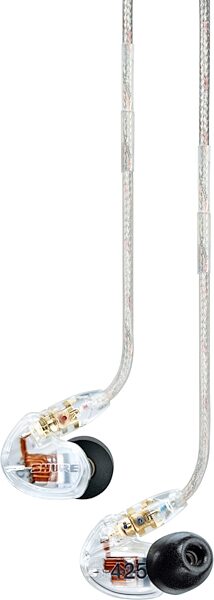 open zoom image for Shure SE425 Sound Isolating Earphones, Clear, SE425-CL, Action Position Back