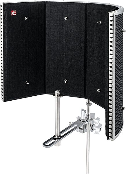 open zoom image for sE Electronics Reflexion Filter Pro Portable Vocal Booth, Black, Action Position Back