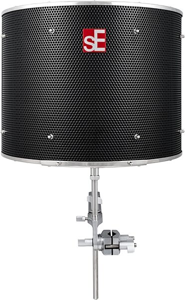 open zoom image for sE Electronics Reflexion Filter Pro Portable Vocal Booth, Black, Action Position Back