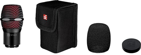 open zoom image for sE Electronics V7 MC1 Microphone Capsule for Shure Wireless Handheld Transmitters, Black, for Shure Wireless Systems, Action Position Back