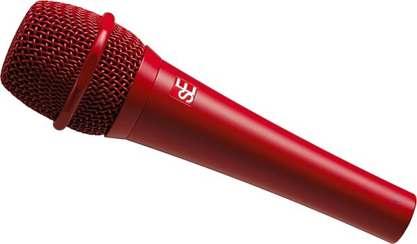 open zoom image for sE Electronics V7 Handheld Supercardioid Dynamic Vocal Microphone, Red, includes both Black and Red internal windscreens, Action Position Back