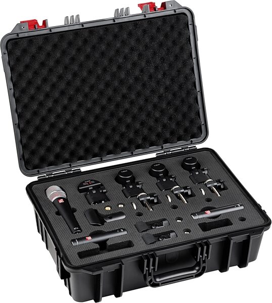 open zoom image for sE Electronics V Pack Arena Drum Microphone Pack, New, Action Position Front