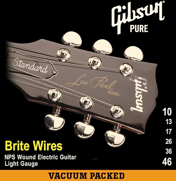 open zoom image for Gibson Brite Wires Electric Guitar Strings, Light