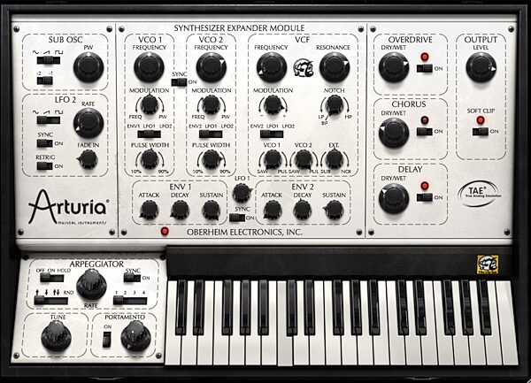 open zoom image for Arturia Oberheim SEM V Software Synthesizer, Screenshot Main View