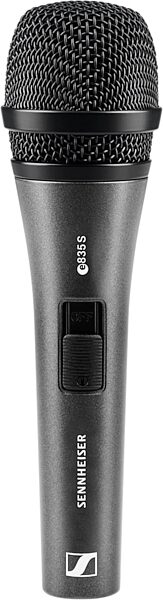 open zoom image for Sennheiser e835 Cardioid Dynamic Handheld Microphone, 3-Pack, e 835-S, with On/Off Switch, Action Position Back