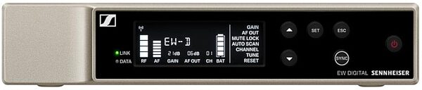 open zoom image for Sennheiser EW-D 835-S Vocal Set Wireless Microphone System, Band Q1-6 (470.2 - 526 MHz), Action Position Back