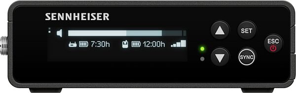 open zoom image for Sennheiser EW-DP EK Single-Channel Wireless Receiver, Band Q1-6 (470.2 - 526 MHz), Action Position Back