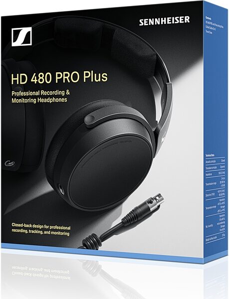 open zoom image for Sennheiser HD 480 PRO Plus Headphones, New, Action Position Back
