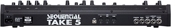 open zoom image for Sequential Take 5 Desktop Analog Synthesizer, New, Action Position Back