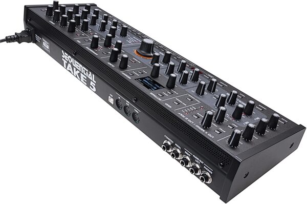 open zoom image for Sequential Take 5 Desktop Analog Synthesizer, New, Action Position Back