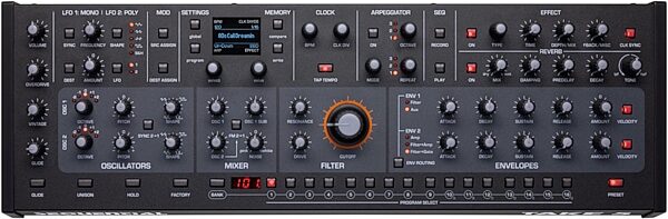 open zoom image for Sequential Take 5 Desktop Analog Synthesizer, New, Action Position Back