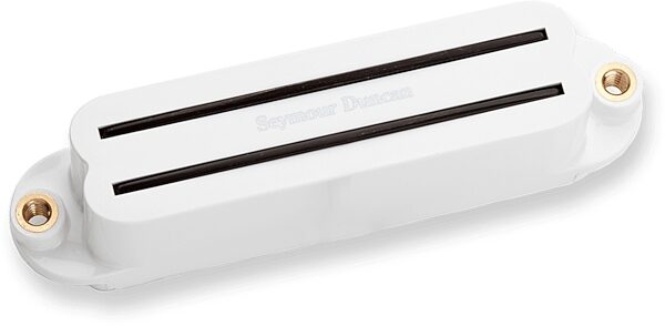 open zoom image for Seymour Duncan SHR-1n Hot Rails Humbucker Pickup for Strat, White, Action Position Back