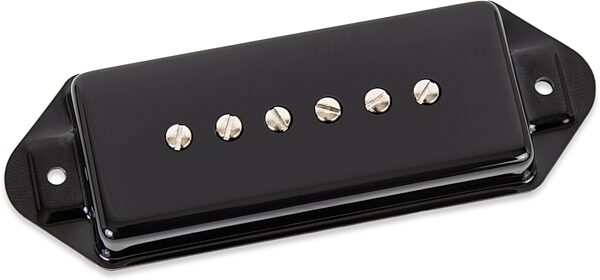 open zoom image for Seymour Duncan Silencer JJN Dog Ear P90 Guitar Pickup, Black, Bridge, Action Position Back