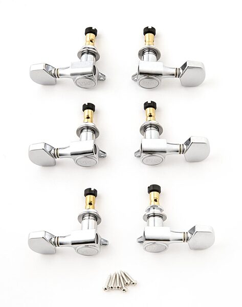 open zoom image for PRS Paul Reed Smith SE Locking Tuners, 6-Pack, Chrome, Main