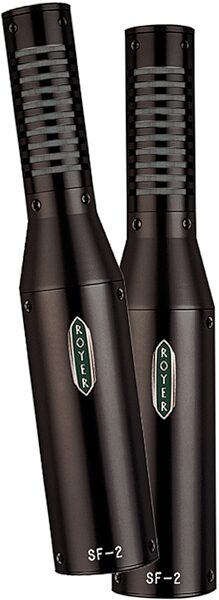 open zoom image for Royer Labs SF-2 Active Small-Diaphragm Ribbon Microphone, Stereo Matched Pair, SF-2-MP, Action Position Back