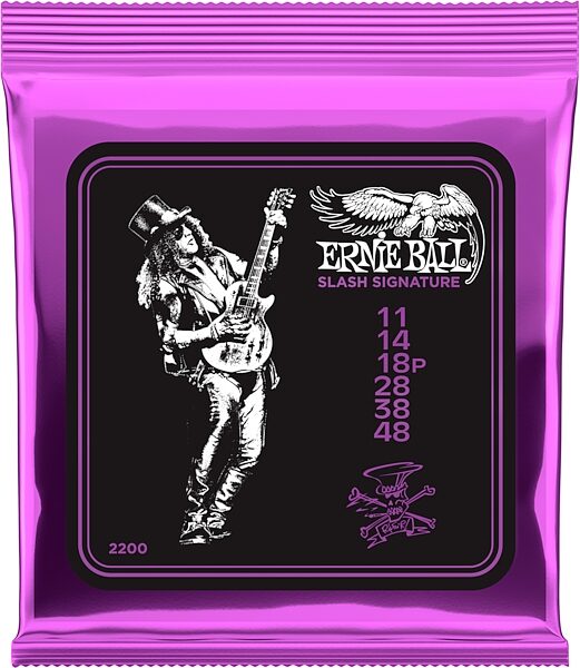 open zoom image for Ernie Ball Slash Signature Electric Guitar Strings, 11-48, P02200, Main