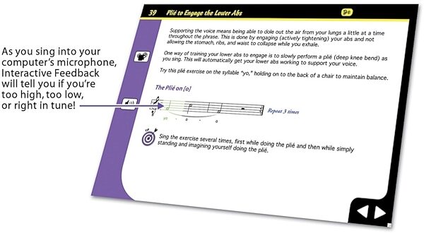 open zoom image for eMedia Singing for Dummies Software, Screenshot Feedback