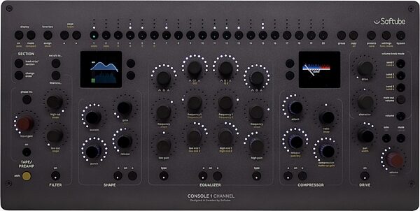 open zoom image for Softube Console 1 Channel Mk III Control Surface, New, Action Position Back
