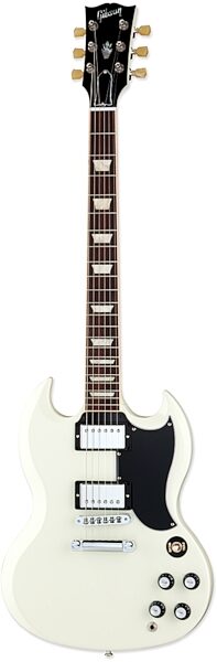 open zoom image for Gibson SG Standard Min-ETune Electric Guitar (with Case), Classic White
