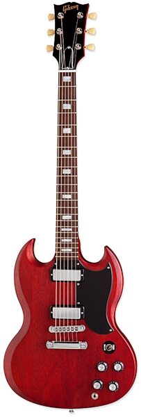 open zoom image for Gibson SG Special '70s Tribute Electric Guitar, with Gig Bag, Satin Cherry
