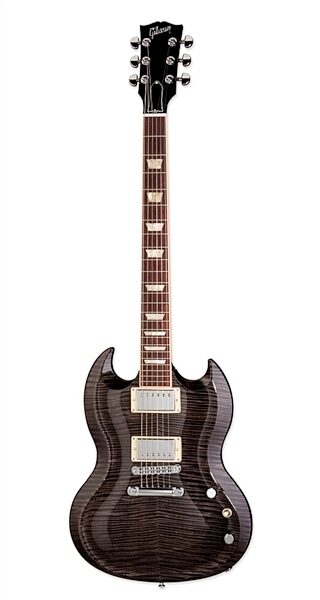 open zoom image for Gibson SG Diablo Premium Plus Electric Guitar (with Case), Transparent Black