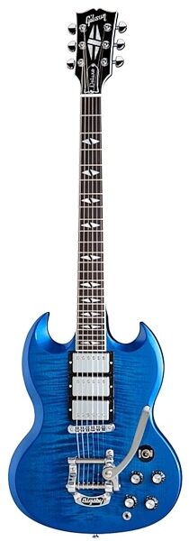 open zoom image for Gibson SG Deluxe Electric Guitar (with Case), Cobalt Fade