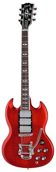 open zoom image for Gibson SG Deluxe Electric Guitar (with Case), Red Fade