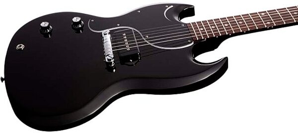 open zoom image for Gibson Left-Handed SG Junior Electric Guitar with Gig Bag, Ebony Closeup