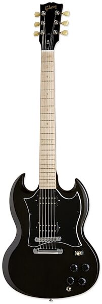 open zoom image for Gibson SG Raw Power Electric Guitar (with Gig Bag), Transparent Ebony