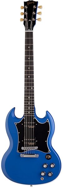 open zoom image for Gibson SG Special Limited Edition Electric Guitar with Gig Bag, Renault Blue