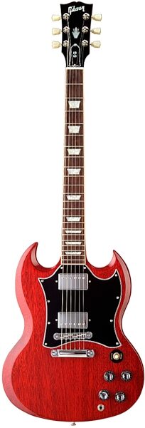 open zoom image for Gibson SG Standard Electric Guitar (with Case), Heritage Cherry