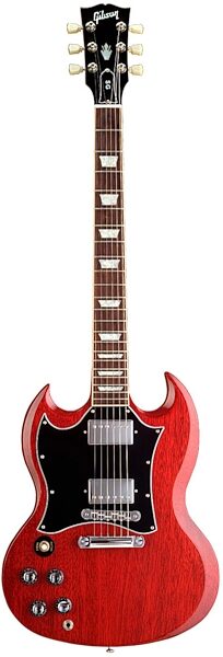 open zoom image for Gibson Left-Handed SG Standard Electric Guitar (with Case), Heritage Cherry