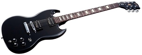 open zoom image for Gibson SG '70s Tribute Electric Guitar, Ebony Closeup