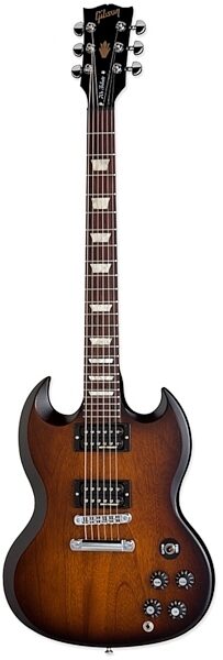open zoom image for Gibson SG '70s Tribute Electric Guitar, Vintage Sunburst
