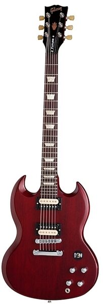 open zoom image for Gibson SG Future Tribute Min-ETune Electric Guitar, Heritage Cherry